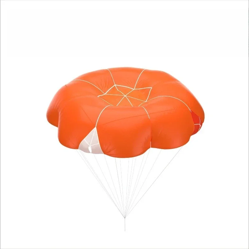 Paragliding parachute, round parachute