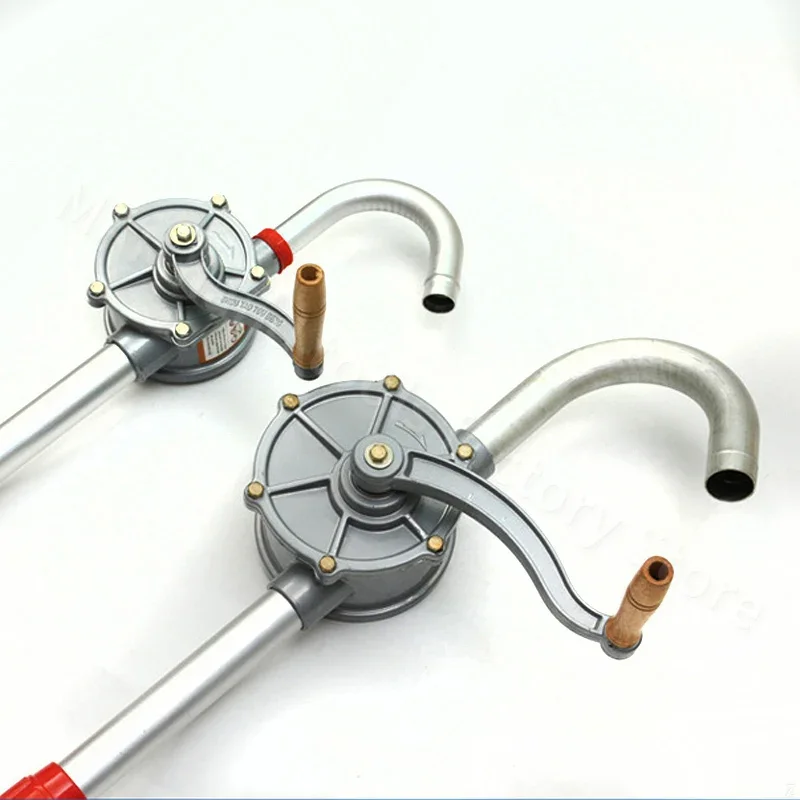 Hand Rotary Fuel Pump Manual Oil Pump Rotary Motorcycle 25mm 32mm Oil Fuel Barrel Heavy Duty Transfer Tool For Car Auto Parts