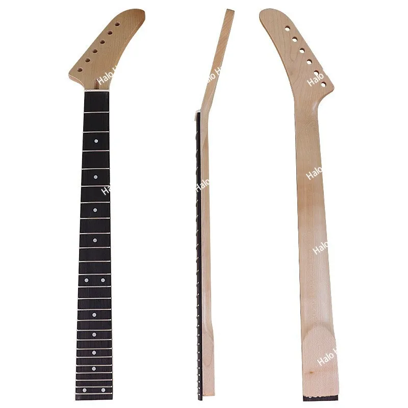 T-handle banana head 6 strings 24 frets rosewood fretboard with maple matte 5.7 wide electric guitar neck