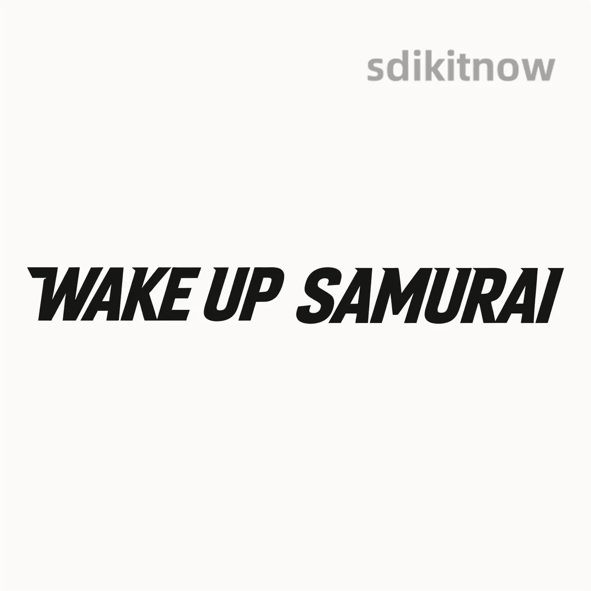 WAKE UP SAMURAI Motorrad-Aufkleber für Cyberpunk 2077, Wasserfester Motorrad-, Fahrrad-, Roller- und Helmdekor-Styling-Aufkleber