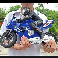 1/6 RC Motorcycle Rc Cars Self-stable Balance Standing on One Wheel Competitive Racing Drift Stunt Electric Motorcycle for Kids