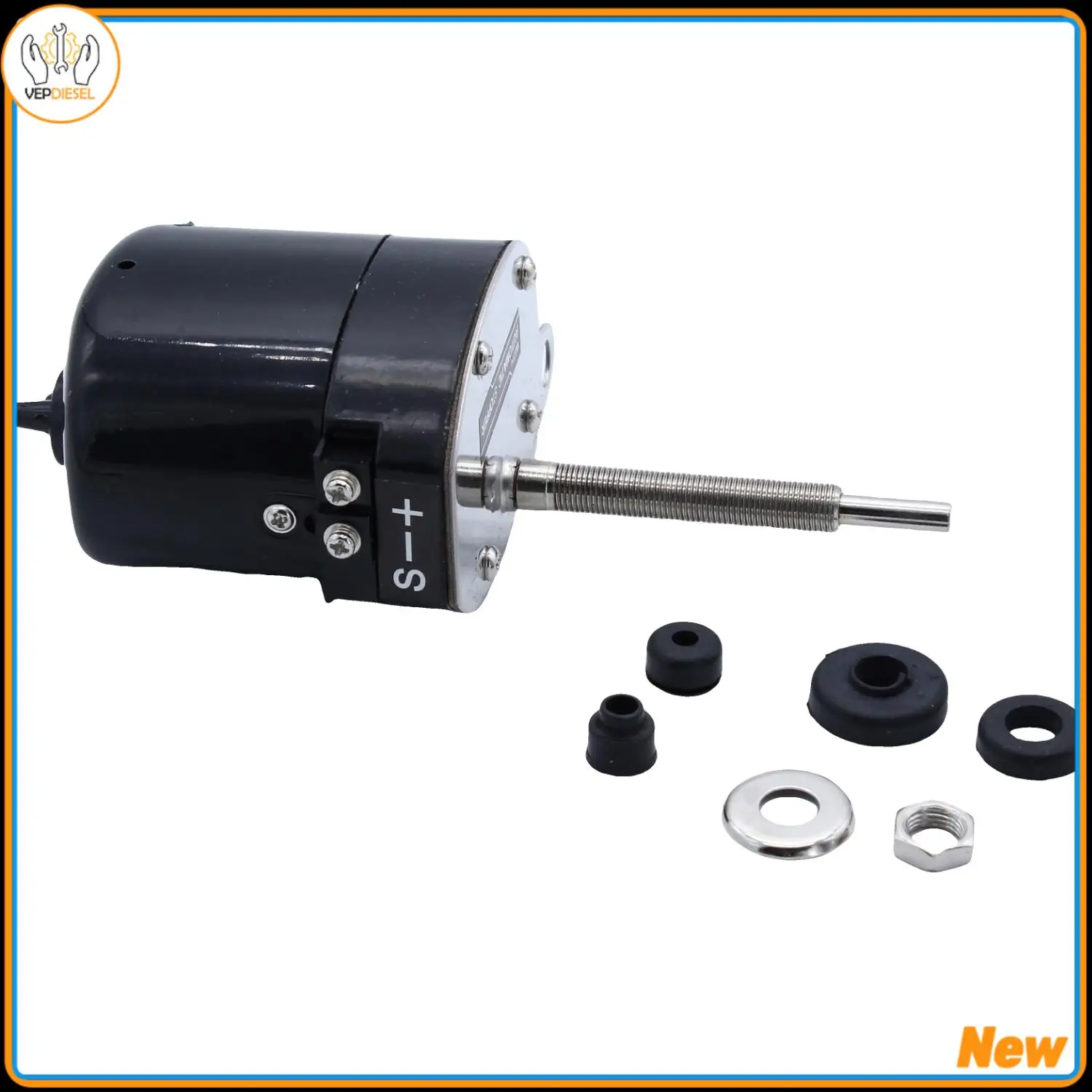 1pc 12V Black Windshield Wiper Motor For Ford Chevy Jeep S6558BK