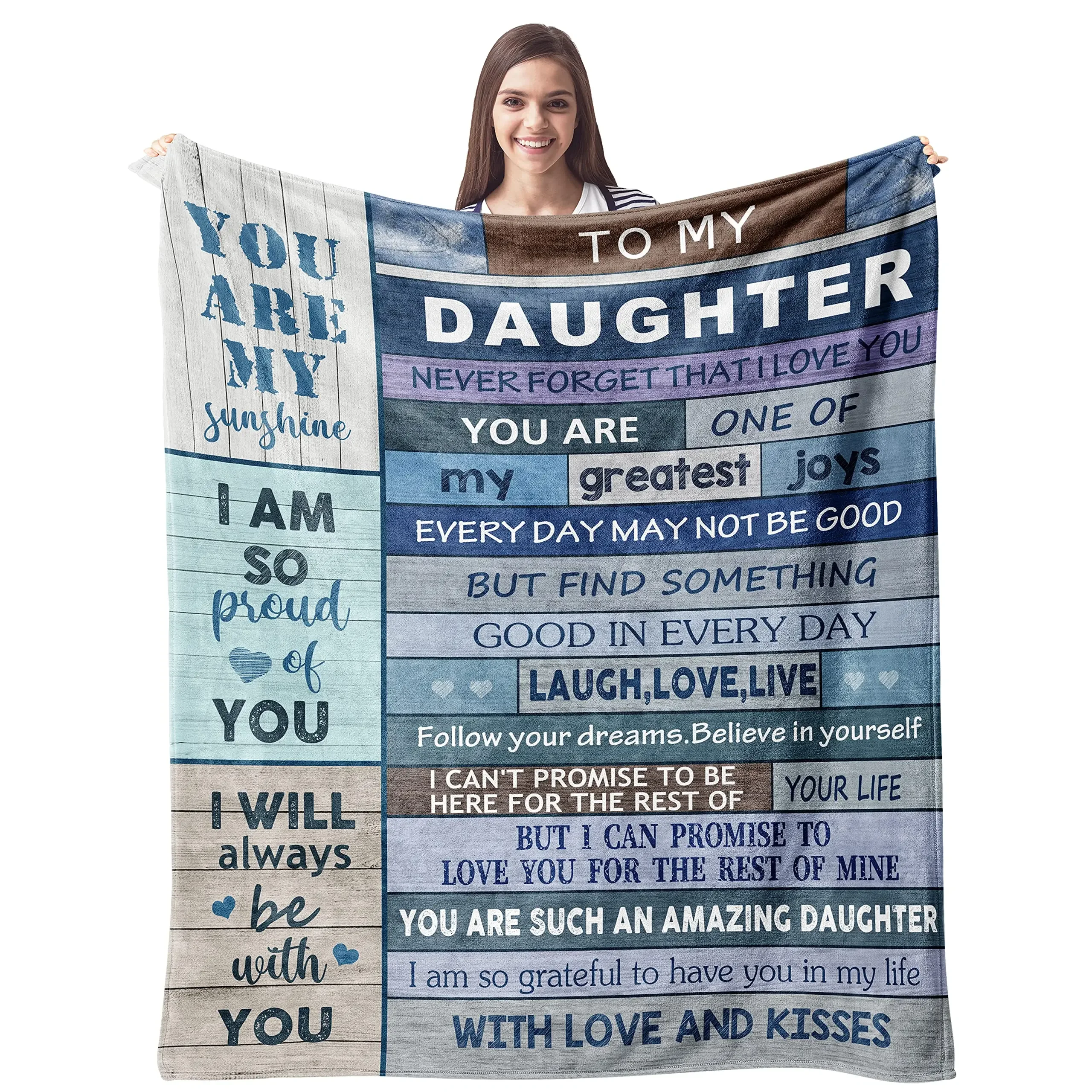 Mommy/Daddy Gift Blankets for Daughters