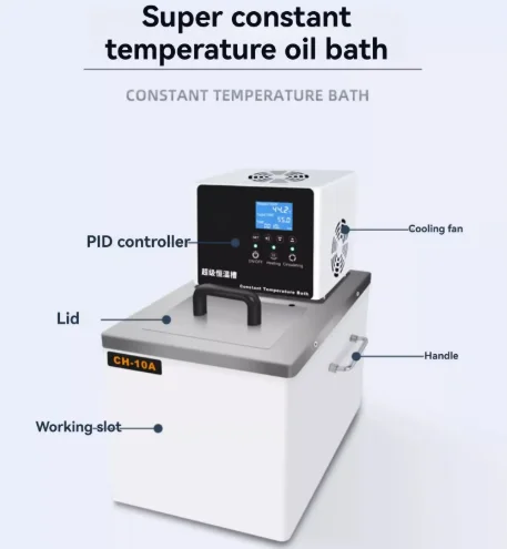 CH-6B 6L Thermostatic Bath Laboratory Refrigeration Heating Cycle Water Bath Circulating Coolant Pump Low Temperature