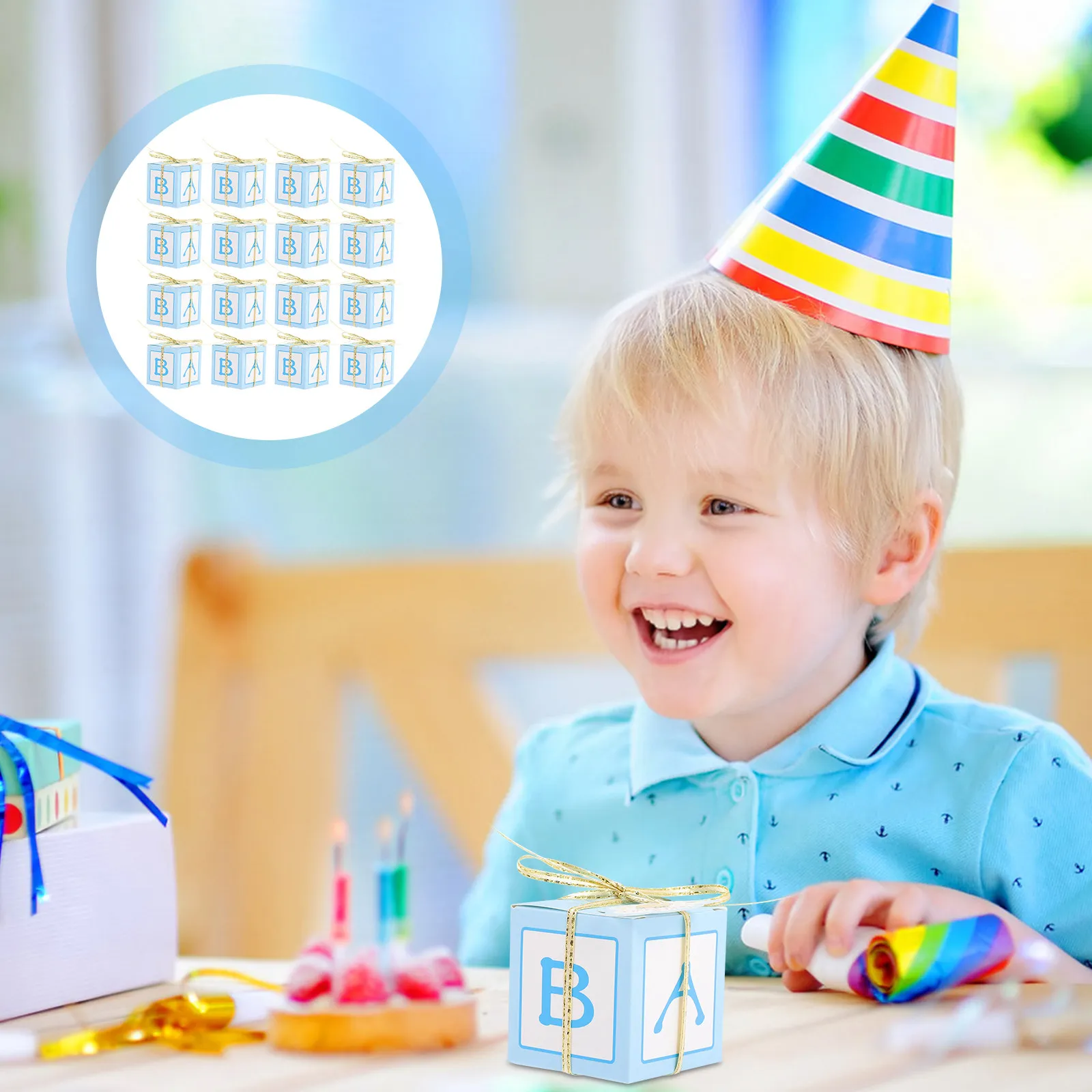 

25 наборов подарочных коробок для конфет на детский праздник, милые коробочки для сувениров, прочные, не рвутся, отлично подходят для раздачи на вечеринках