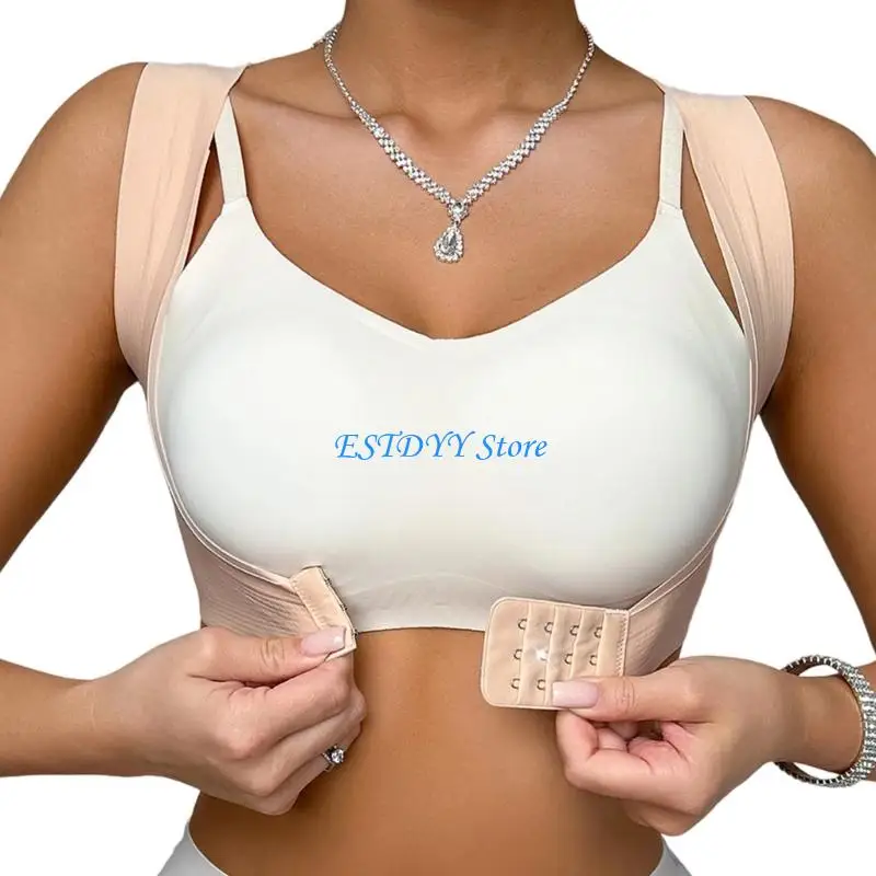 G6DE Lifting Support Seamless Postures Corrector Top For Women Nylon Workout Gear