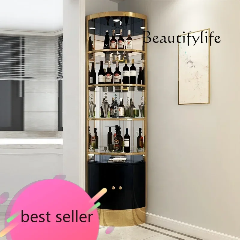 

NEW Custom. Modern Luxury Bar Wine Cabinet Storage Cabinet Glass Wine Cabinet Furniture Decoración Hogar