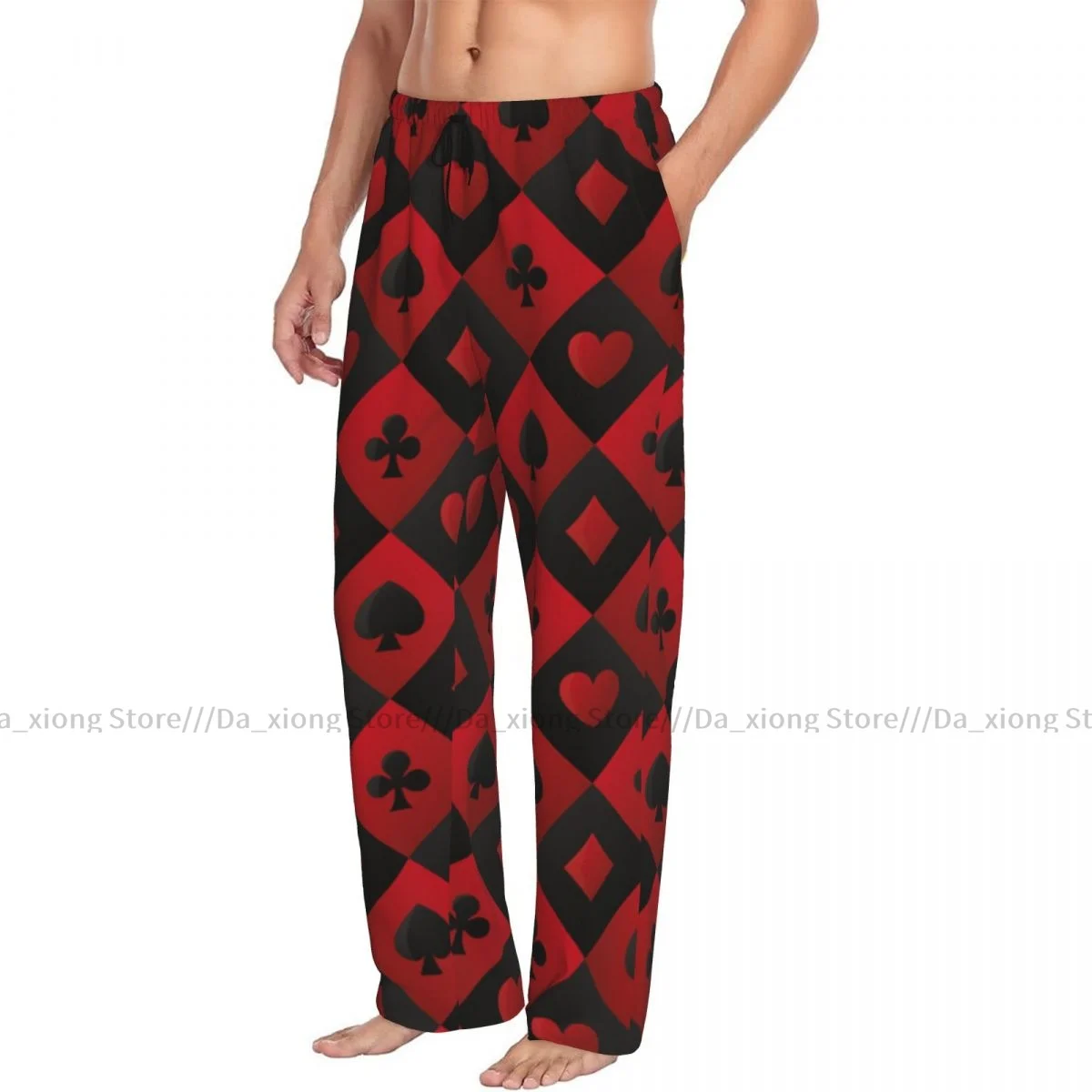 Poker karten Symbole Herren Pyjama Pyjama Hosen Lounge Hosen Schlaf hosen