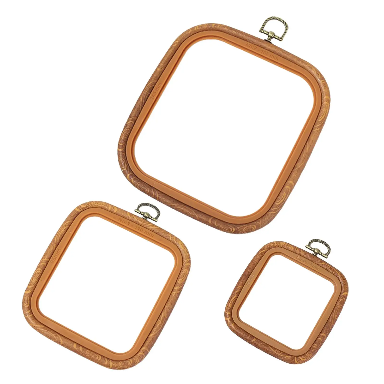 Embroidery Hoops Ring Flexible Plastic Cross Stitch Accessories Set for Hand Embroidery Beginners and Adults