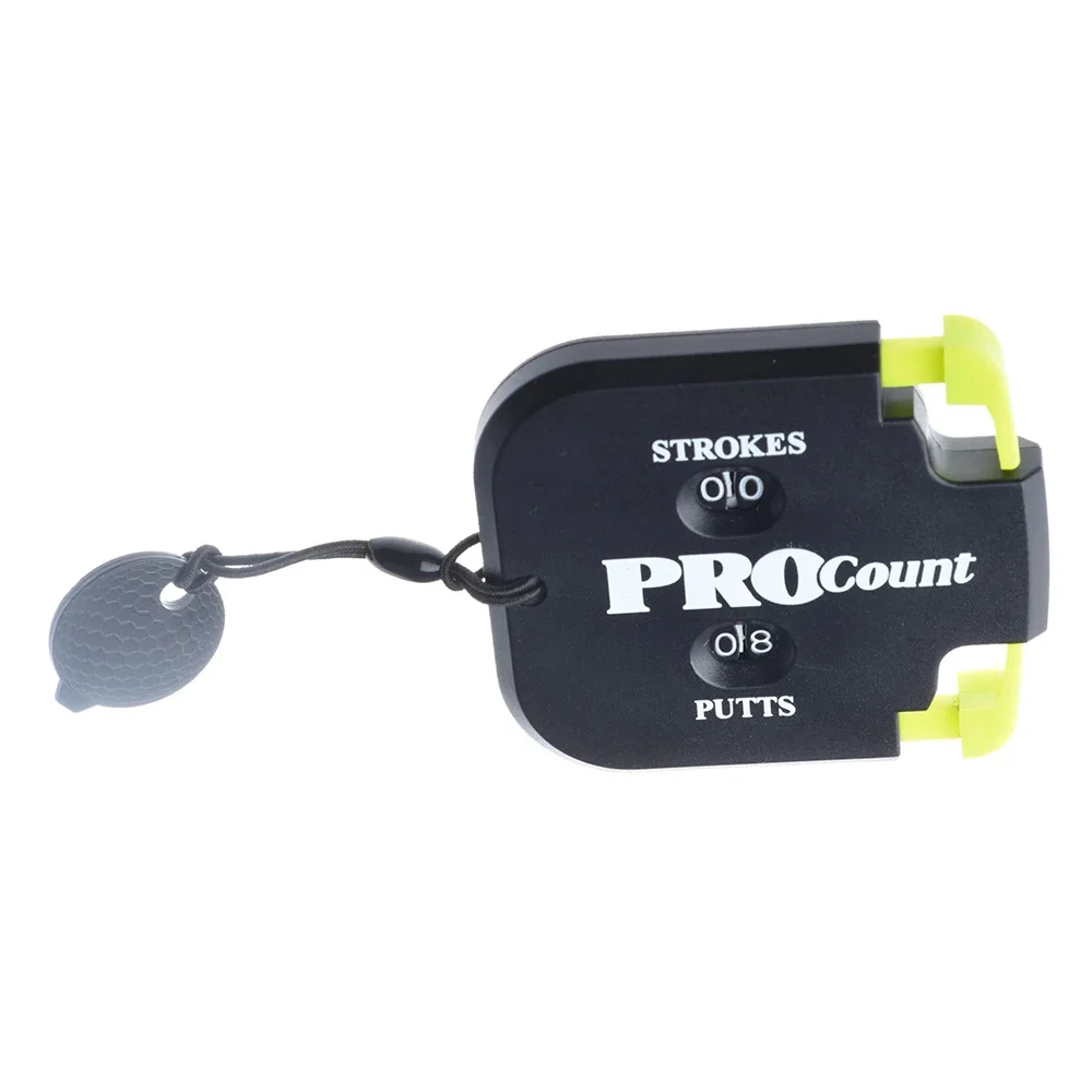 1Pcs Zeroable Mini Handy Golf Shot Count Stroke Putt Score Counter Two Digits Scoring Keeper With Key Chain Easy Return To Zero