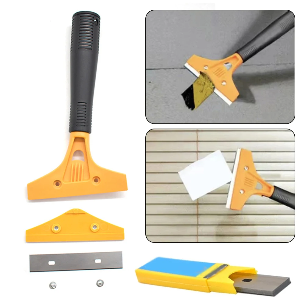 Scraper Cleaner Portable Cleaning Shovel Cutter For Glass Floor Tiles Scraper With 10pcs Blades Hand Cleaning Tools