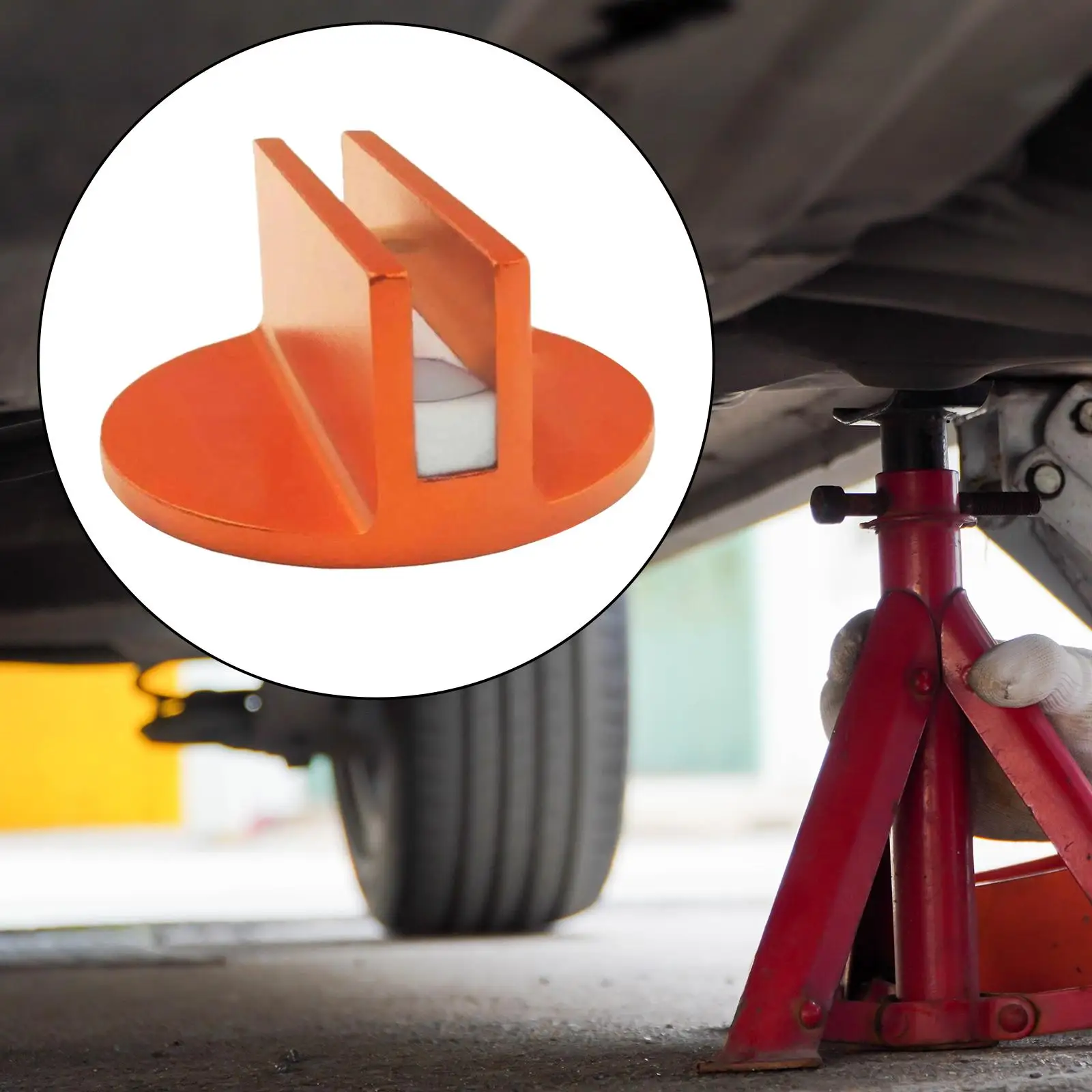 Grooved Jack Pad Universal Professional Easy to Install Spare Parts Tool Organizer Welding Clamp for Automobile