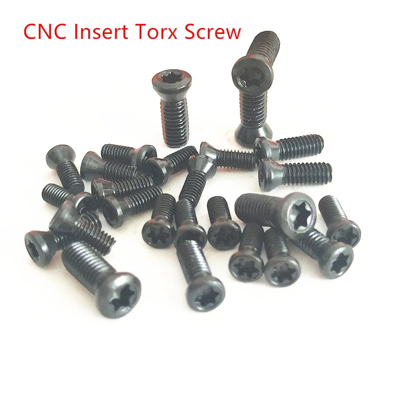 20/5pcs grade 12.9 CNC Insert Torx screw M2 M2.5 M3 M3.5 M4 M5 M6 for Replaces Carbide Inserts CNC lathe Tool/Blade Cutter Bar