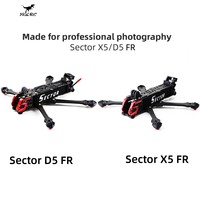 HGLRC Sector X5 FR 210mm / D5 FR 225mm Carbon Fiber 5mm Arm for FPV Freestyle 5inch Analog Digital Drones