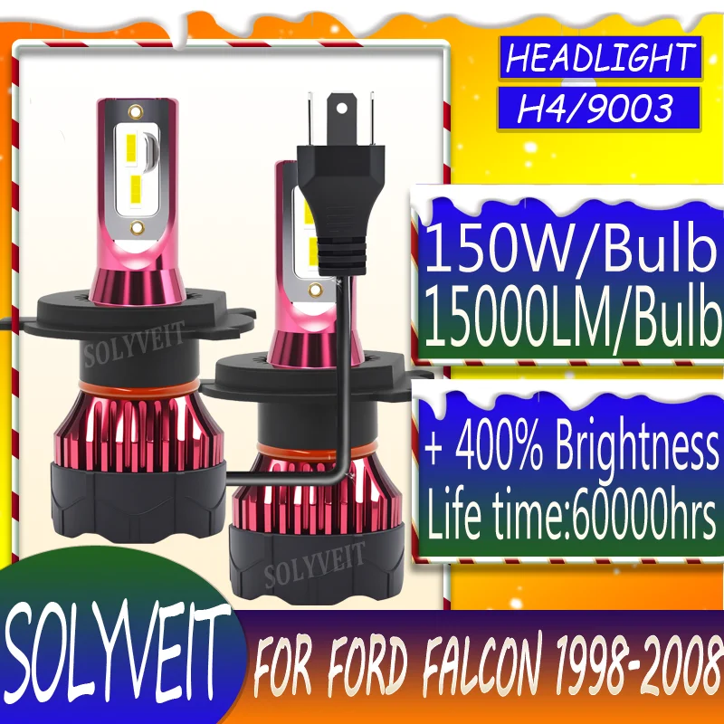 

60000 Hour Lifespan Clear Vision Easy-Install Led Headlight Bulb For Ford Falcon 1998 1999 2000 2001 2002 2003 2004 2005-2008