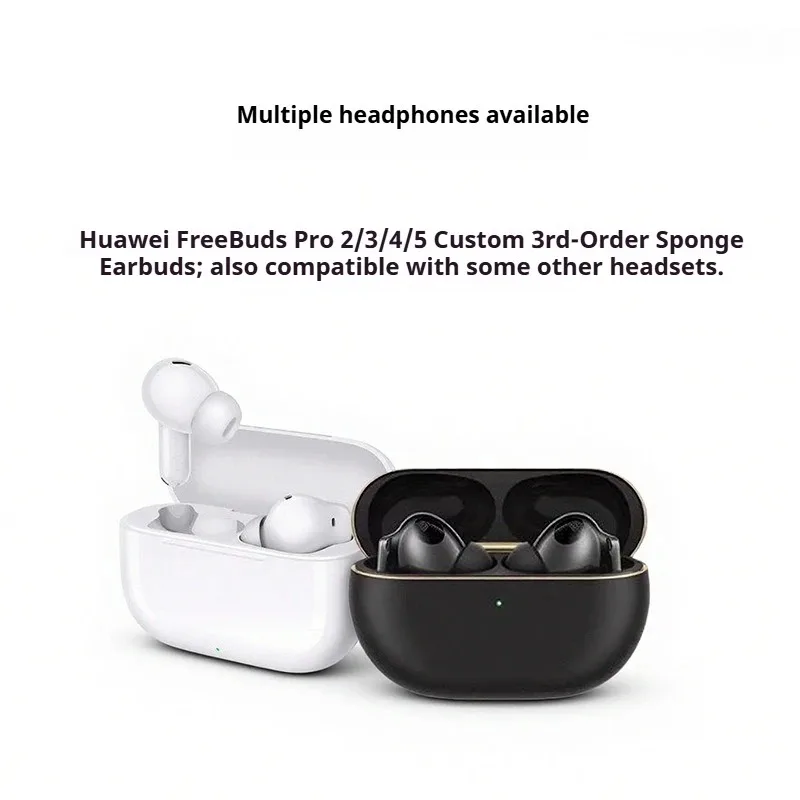 Memory Foam Ear Tips for Huawei FreeBuds Pro 5/ Pro 4 / Pro 3 / Pro 2 Wireless Bluetooth Earphone Case Earbuds Silicone Ear Cap image 5