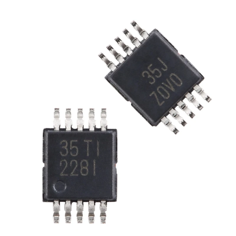 INA228AIDGSR الأصلي، الشاشة الحريرية: 228I VSSOP-10 مع وظيفة التنبيه، تيار الإخراج/شاشة الشحن، شريحة جديدة 100%