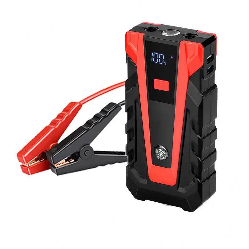 

Car Jump Starter Power Bank Starter Power Bank Safety Hammer 12V Car Auto Starting Device Optional Air Pump