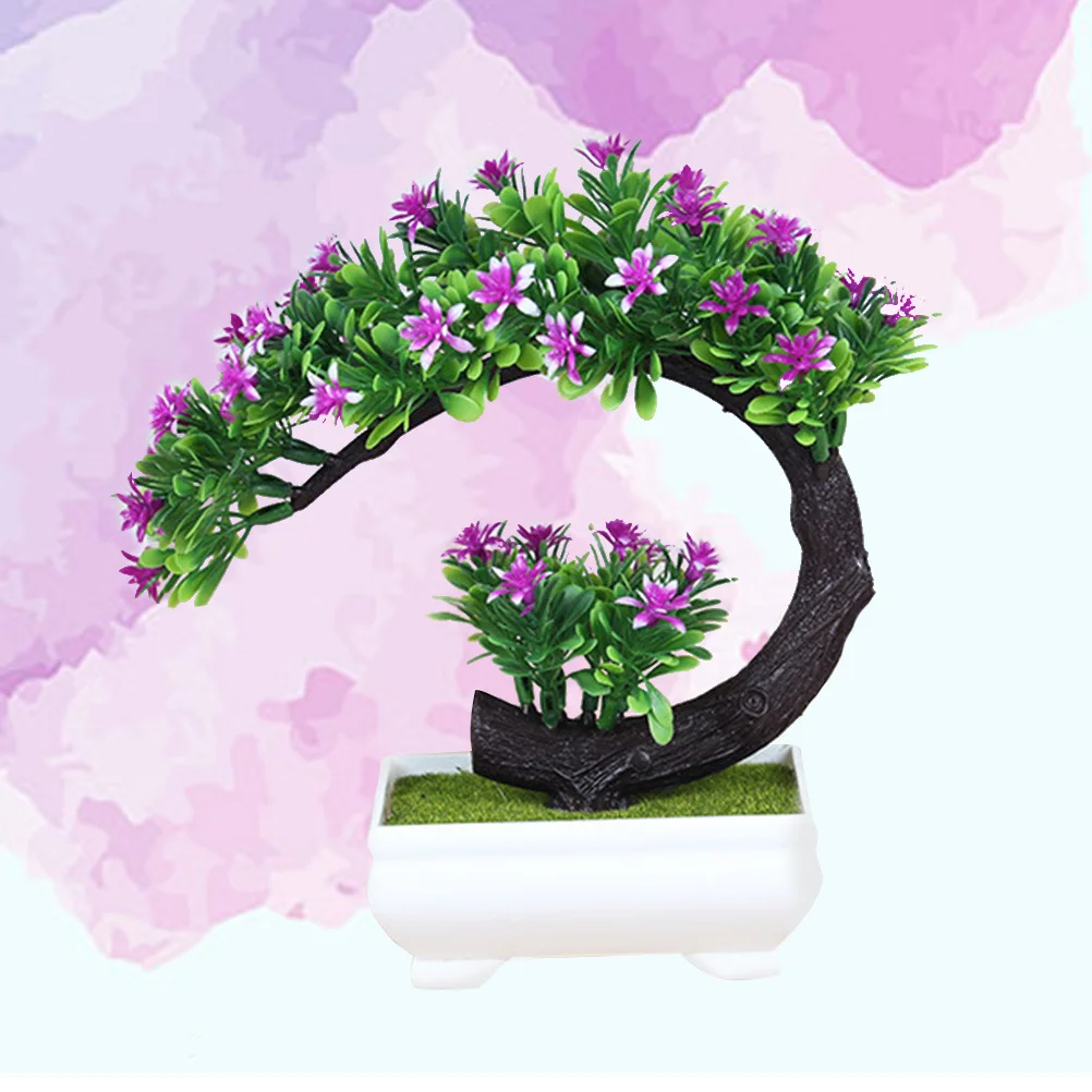 

Artificial Green Plants Potted Realistic Home Office Window Table Decoration Faux Plant Decor Relieve Eye Fatigue Nature Feel