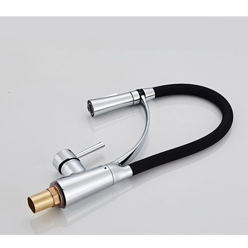 kitchen-faucet-swivel-pull-down-black-hose-kitchen-sink-faucet-sink-tap-mounted-deck-bathroom-hot-and-cold-water-mixer