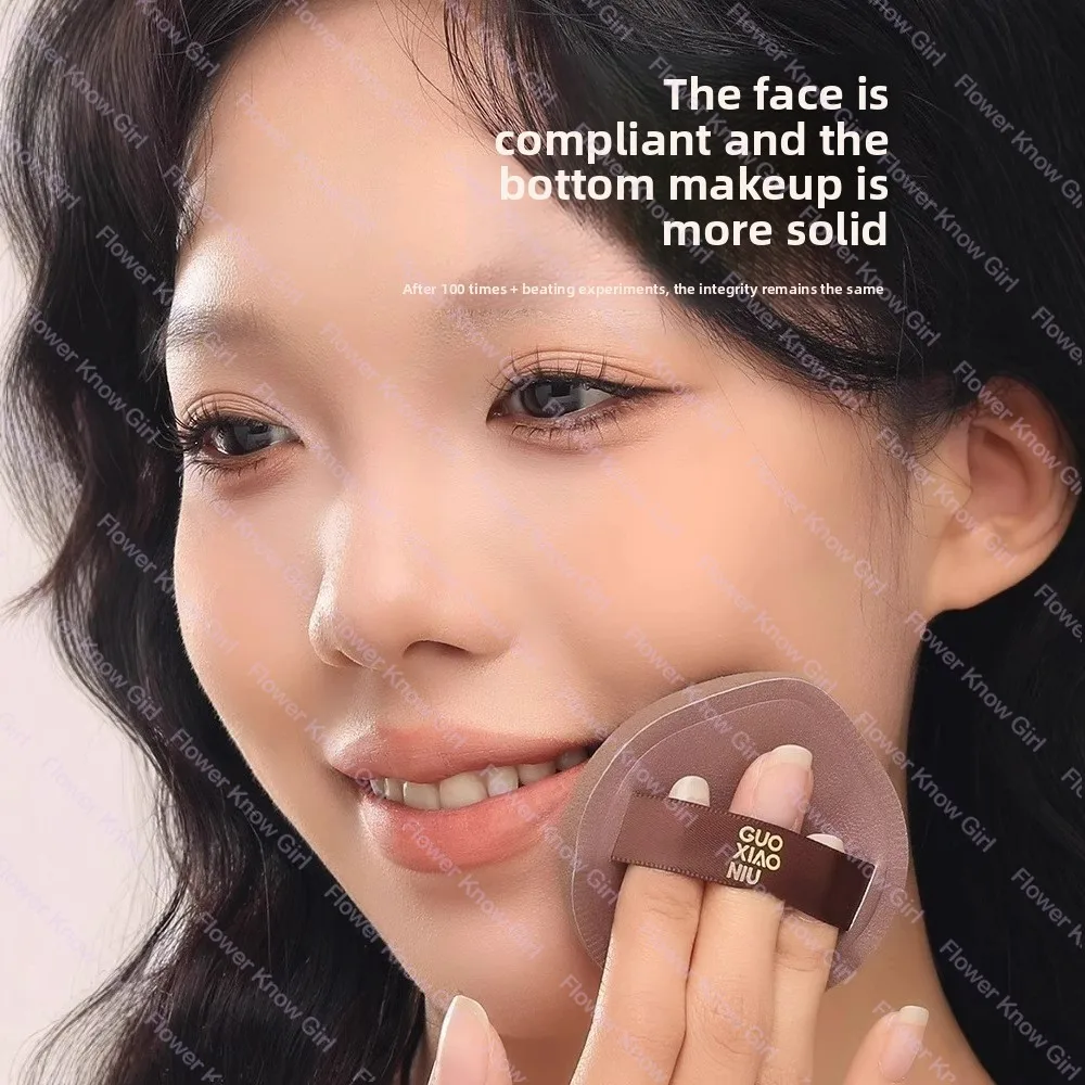 Guo Xiaoniu Puder do Mousse Czekoladowego Puff Poduszka Powietrzna Makijaż Super Miękki Beauty Egg Podkład Płyn Specjalne Narzędzie do Makijażu
