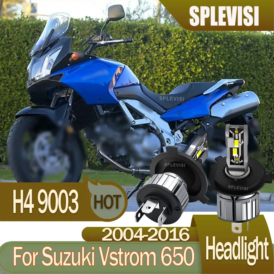 

Safe Nighttime Travel LED H4 9003 motorcycle Headlight For Suzuki Vstrom 650 2004 2005 2006 2007 2008 2009 2010 2011 2012-2016