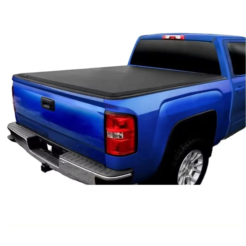 2021 Made in China Soft Three Fold Pickup Truck  Bed Tonneau Cover, Truck Bed Cover Gmc 6.5