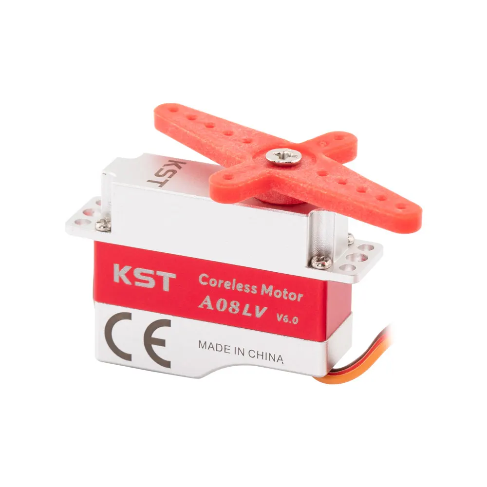 KST A08 LV V6.0 2.0Kgf.cm 0.15sec 듀얼 볼 베어링 마이크로 코어리스 디지털 1S 서보 (DLG F3K 글라이더용)