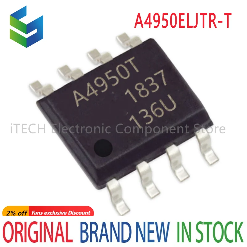 

5PCS/lot A4950ELJTR-T A4950 A4950T SOP-8