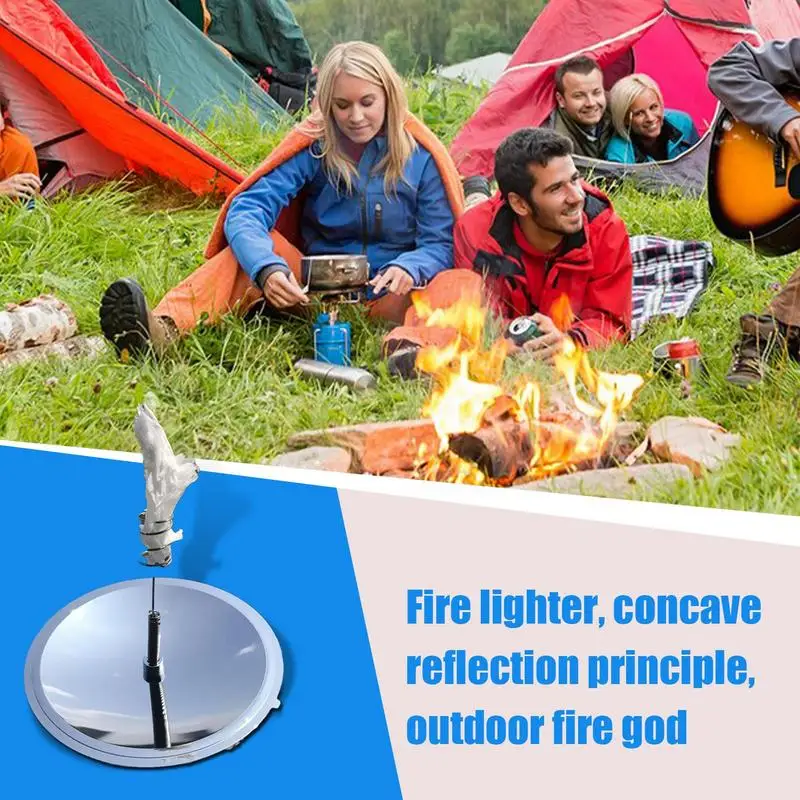 Outdoor SolarLighter Camping Survival Fire Waterproof & Windproof Fire Starter Outdoor Emergency Tool Gear Accessories Outdoor