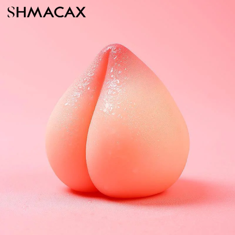 Juicy Peach Soft Decompression Squeeze Release Ball Decompression Tool Simulation Peach Silicone Toy Handmade Gift Fidget Toy