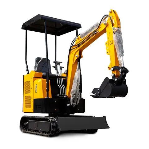 USA STOCK Mini Excavators 1.5 ton Mini Hydraulic Agricultural Digger for Garden Farm 1500 kg with Crawler Door to Door