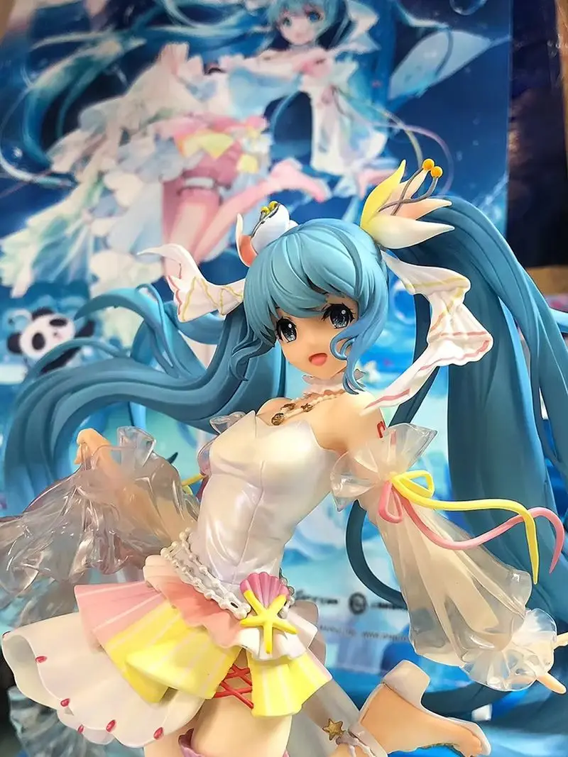 การ์ตูน Hatsune Miku Pvc Kawaii สาวอะนิเมะการ์ตูน Action Figure ของเล่นตกแต่งชุดเด็กคริสต์มาสของขวัญ