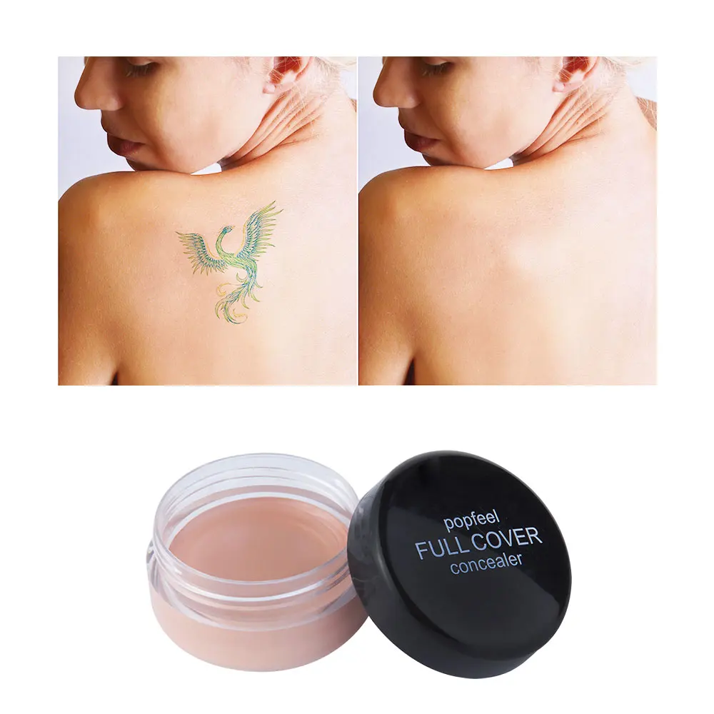 خافي عيوب البشرة المقاوم للماء والعرق من بوبفيل - للوجه والجسم، مثالي للعيوب والهالات السوداء ووشم الجسم. #6