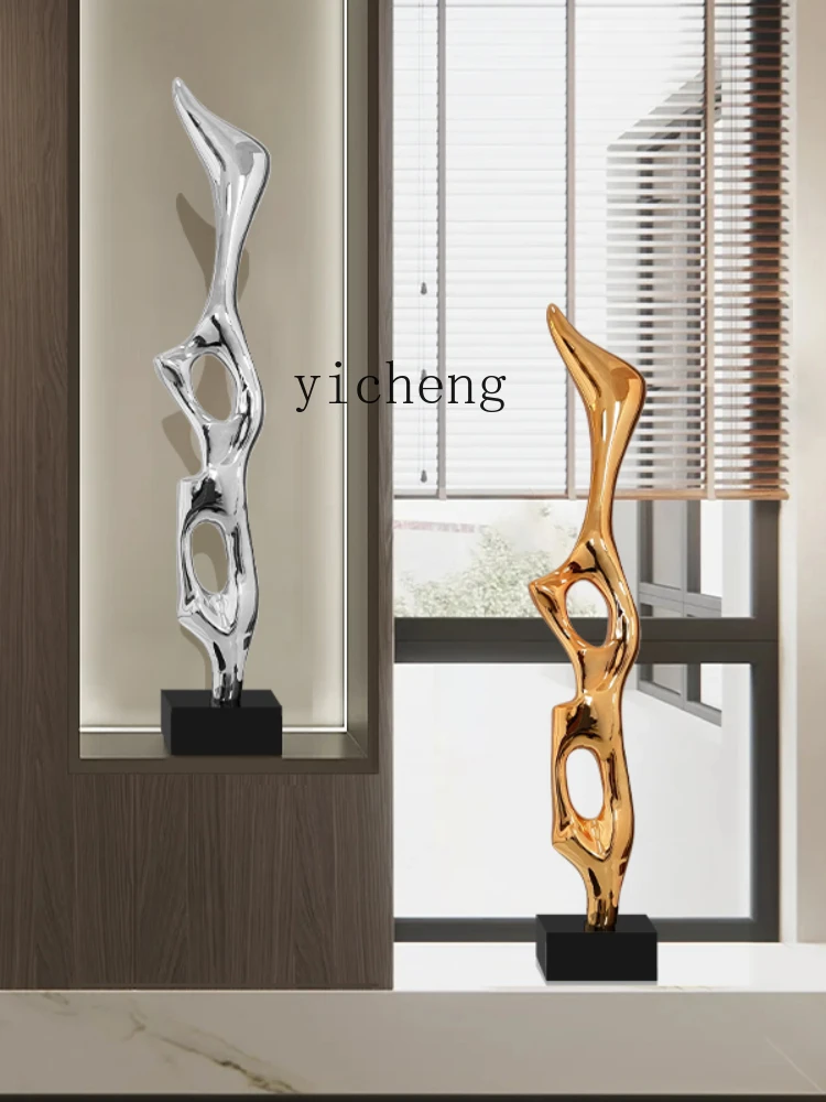 YY Modern Advanced Art Sculpture Hotel Sample Room Living Room Entrance Niche Decorations