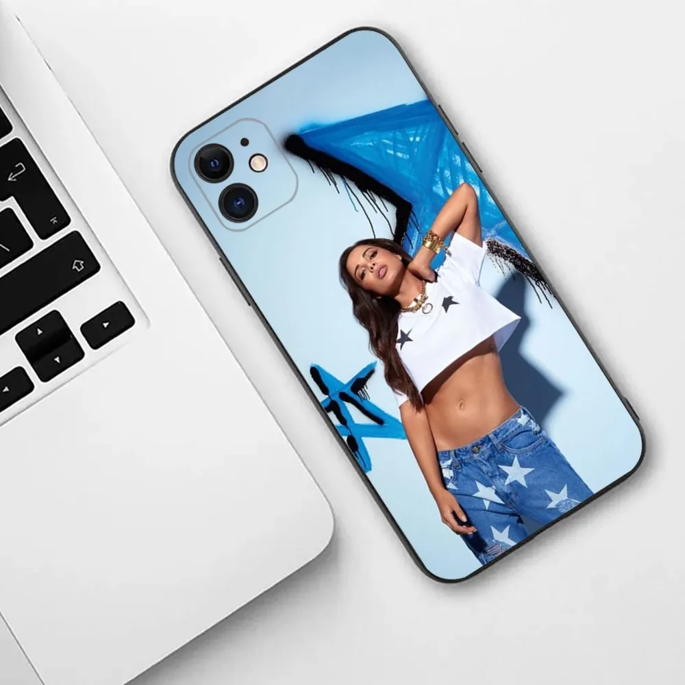 Funda de teléfono Singer Anitta para iPhone 15,14,13,12,11,Plus,Pro Max,XS,X,XR,SE,Mini,8,7 funda de silicona suave