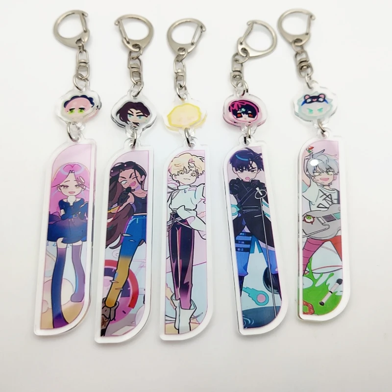 

Anime Alien Stage Ivan Till Luka Sua Hyuna MiZi Cosplay Acrylic Figure Keychains Pendant Adorn Accessories Gift