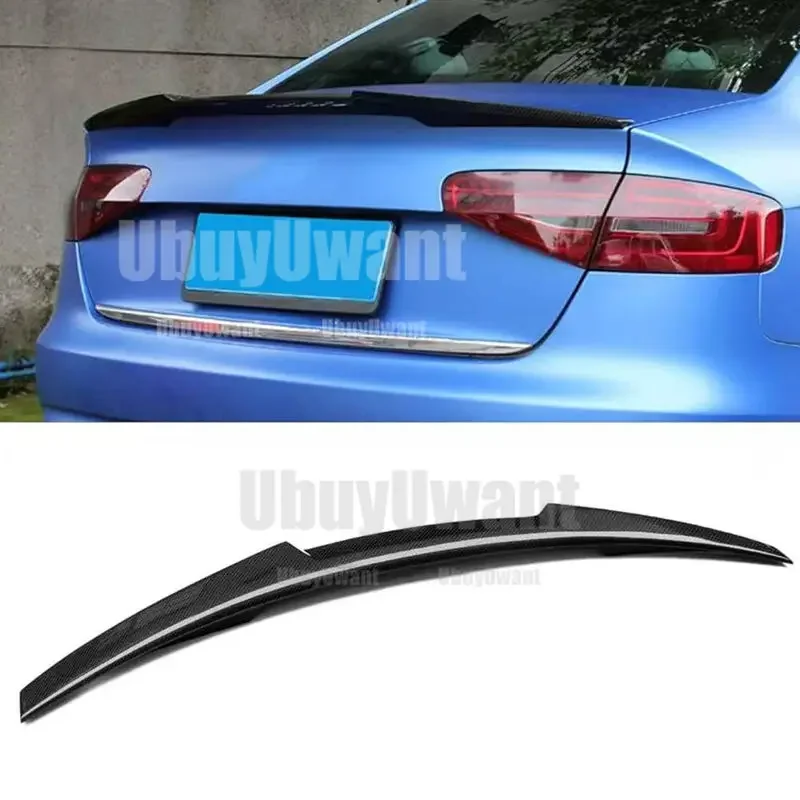 Für Audi A4 S4 B8.5 Limousine 2013-2016 M4-Style Heckflügel Auto Heckklappen-Spoilerlippe Kofferraumabdeckung Auto-Styling – Detail 4