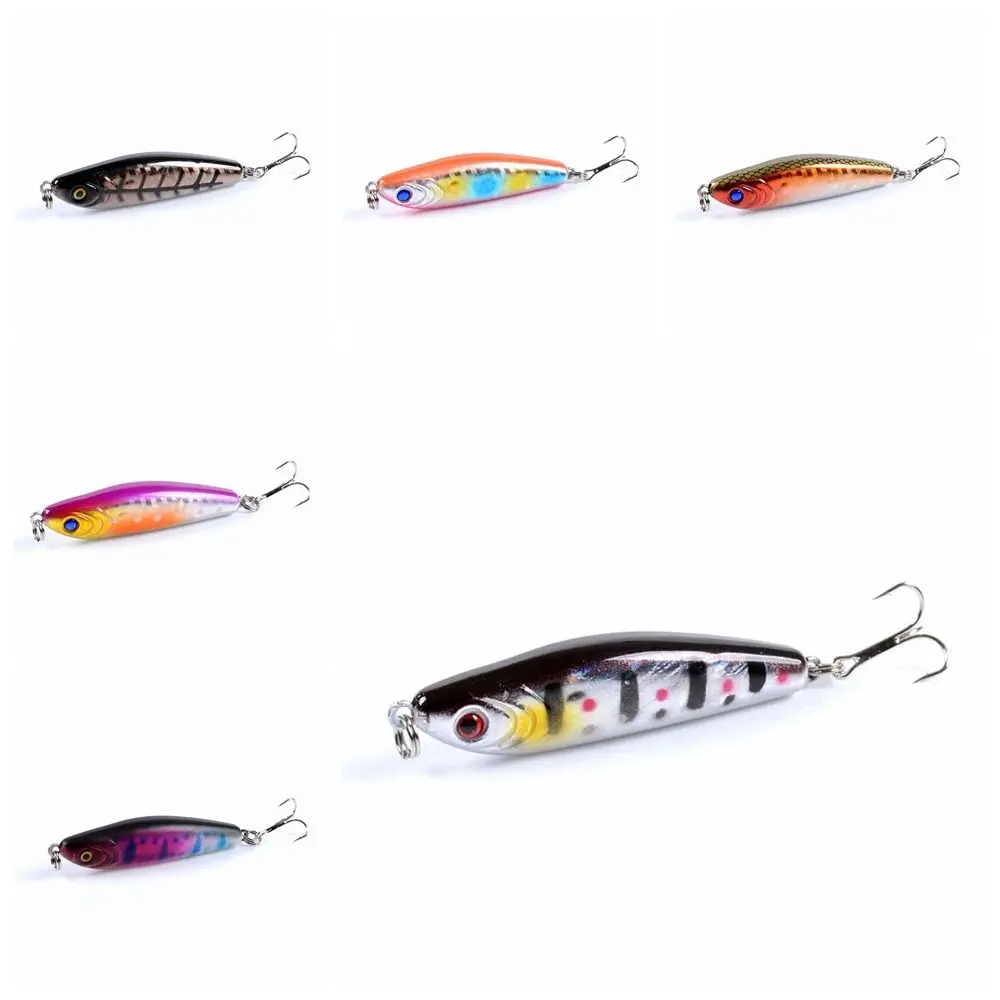 

Fishing Lures 6.4cm/15.6g Pencil Fish Bait Artificial Long Throw Biomimetic Bait Submerged Tremble Lure Bait Sea