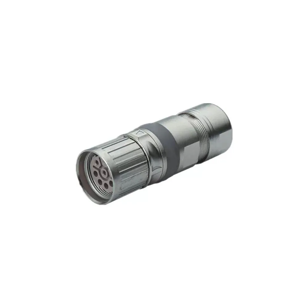 For weipu IP67 Waterproof M23 Power Signal Circular Connector, Female Straight Cable Plug M23DK8TK, 6TK, M23DJ Z / ZL / TK