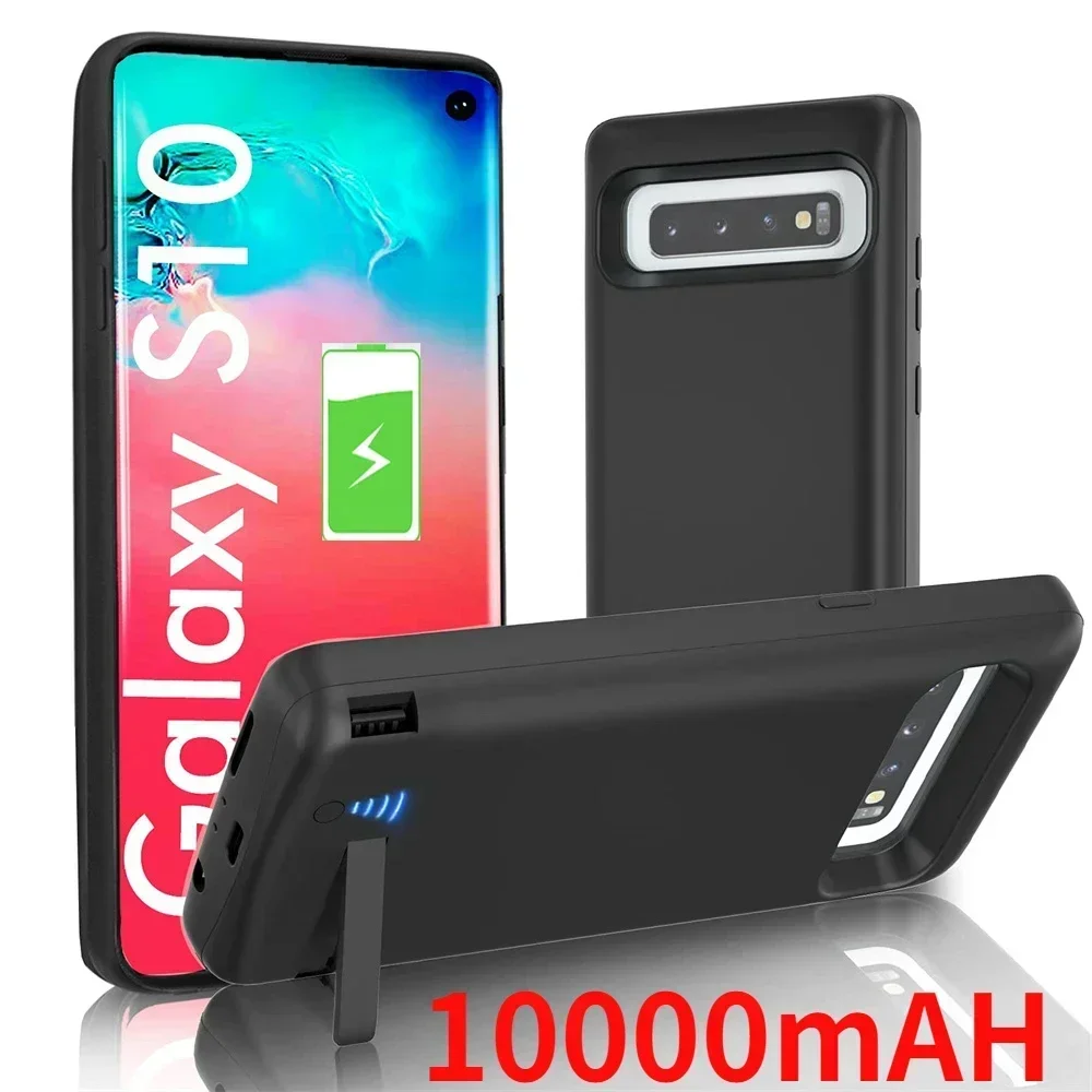 

Battery Case for Samsung Galaxy S10 S10e Silicone Shockproof Battery Charger Case Slim Power Bank Case Cover ForSamsung S10 Plus