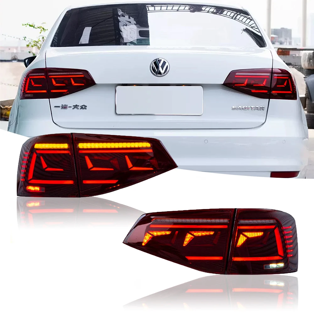 DK Motion Modified Led Tail Lamp Light For  Jetta 15-18 LED Tail lamp Car Taillights Assembly