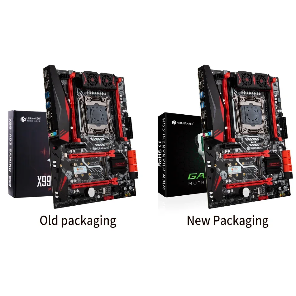 HUANANZHI X99 AD3 LGA 2011-3 XEON X99 Motherboard ATX Mendukung Intel E5 2666 2673 2676 2678 2696 V3 DDR3 RECC NVME NGFF