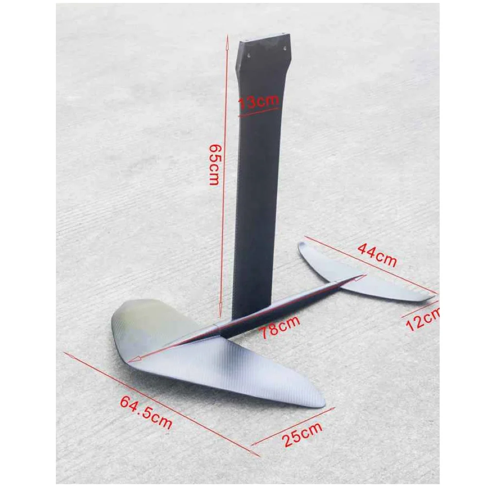 

Factory Professional Wholesale Carbon Fiber Stabilizer Front And Rear Wings 65 75 85 90 Surf Kit Board Unisex Wing Surf Foil