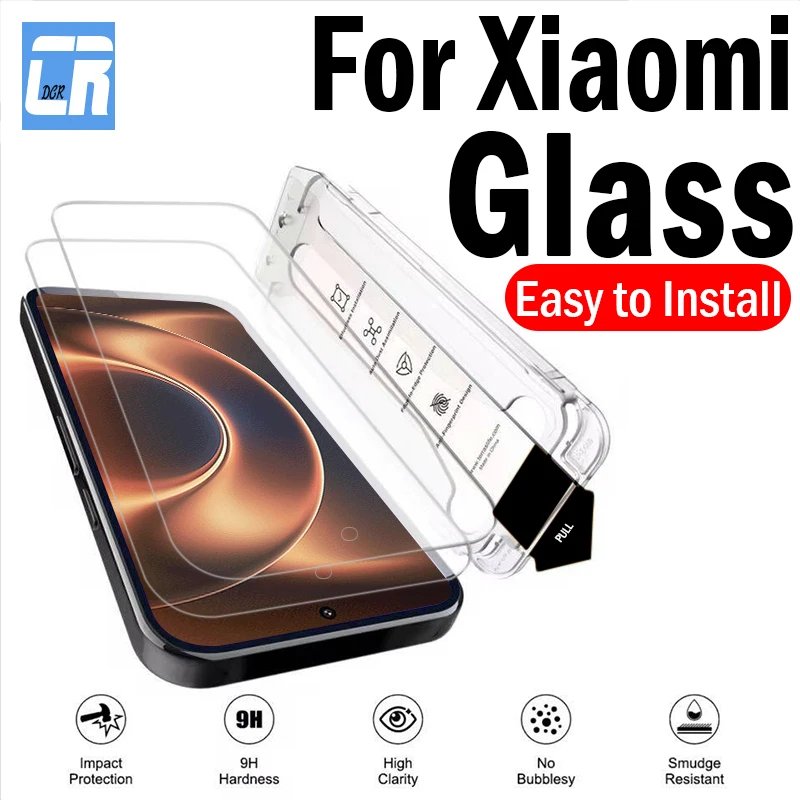 

1-3 шт. Защитные стекла для Xiaomi 17 Ultra с легкой установкой, без пыли, с комплектом для автоматического выравнивания
