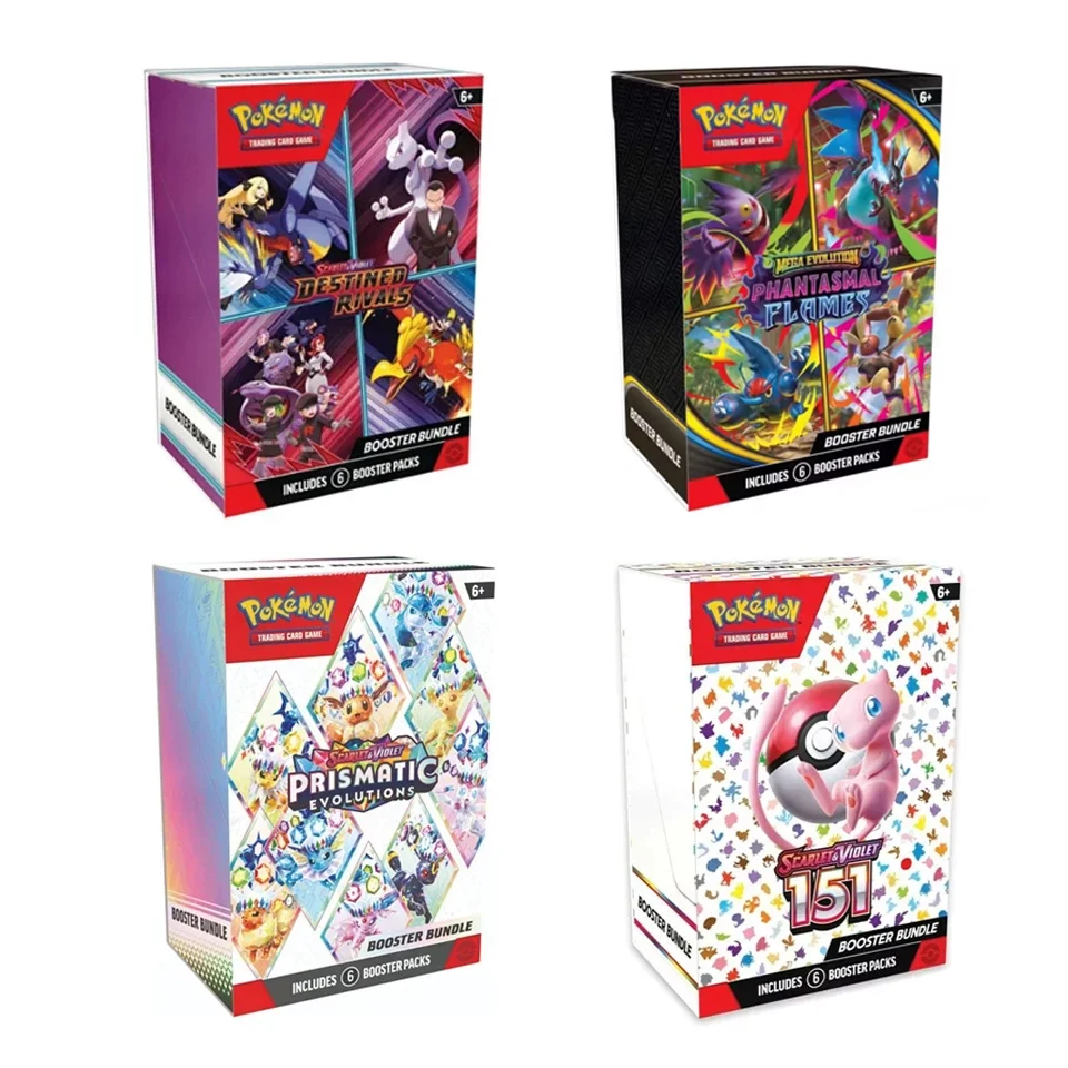 Pokémon PTCG 151 English Version ME02 Trainer Box Collected Trading Cards PKM Card Phantasmal Flames Birthday Collect Gifts Toys