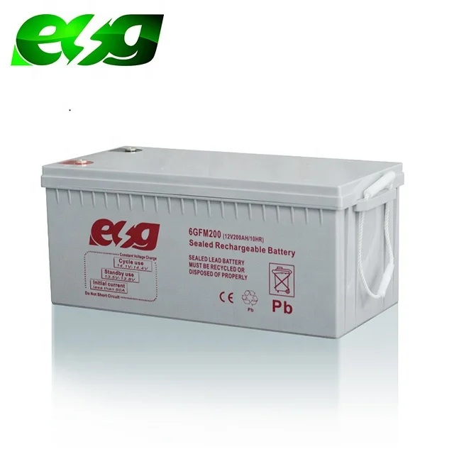 12V 24V 100ah 120ah 200ah 250ah Solar Energy Lead Acid Battery Gel Battery Packs Storage Battery