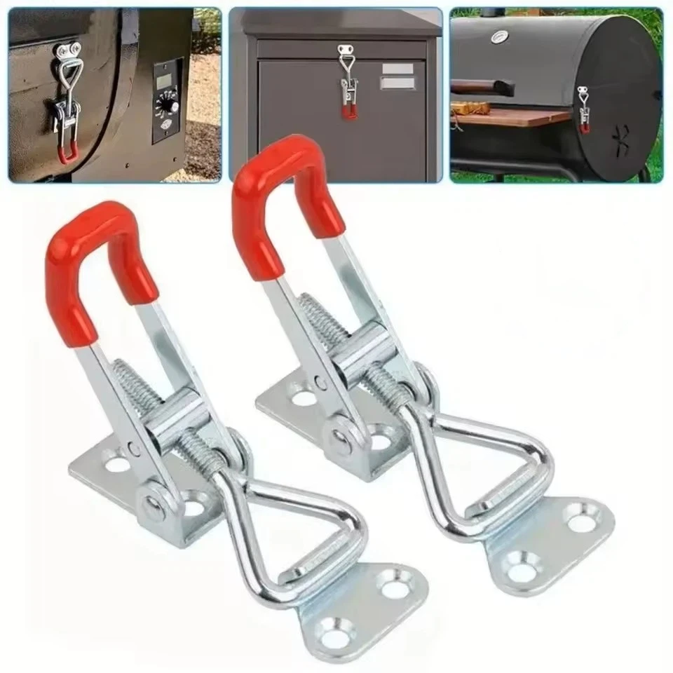 Adjustable Toggle Clamp Latch Heavy Duty Toggle Latches Holding Capacity Pull Latch Clamp For Smoker Lid Jig Tool Box Ca