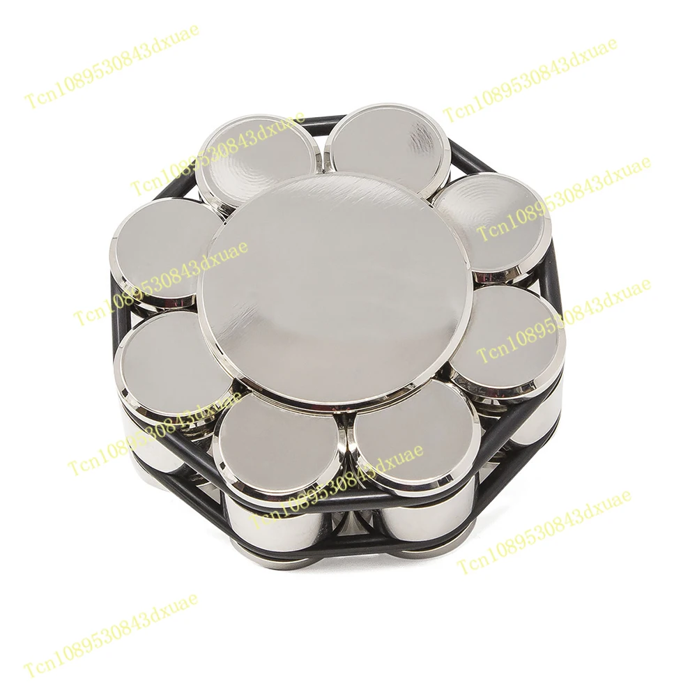 

Stainless Steel Record Weight for LP Turntables - 550g Non-Slip Vinyl Stabilizer, Vibration Damping Disc Clamp 69x28mm