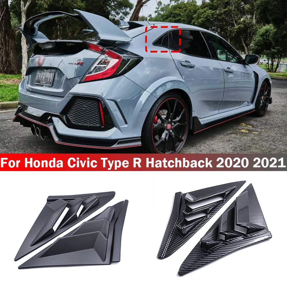 

2 шт., автомобильные жалюзи для вентиляционного отверстия Honda Civic Type R Hatchback 2020 2021